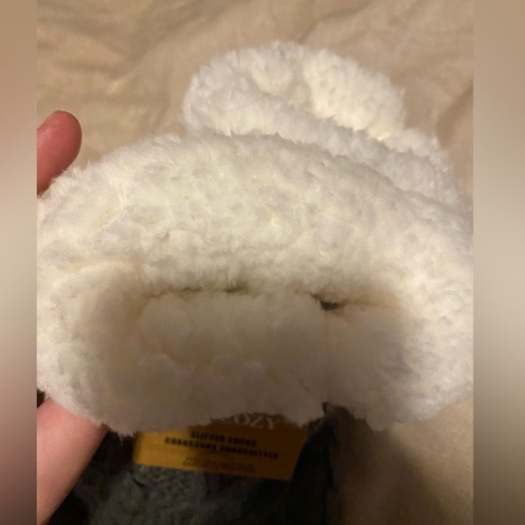 Women’s Just Cozy Grey Reindeer Slippers – (Women’s 8–12) | NWT - Picture 4 of 6